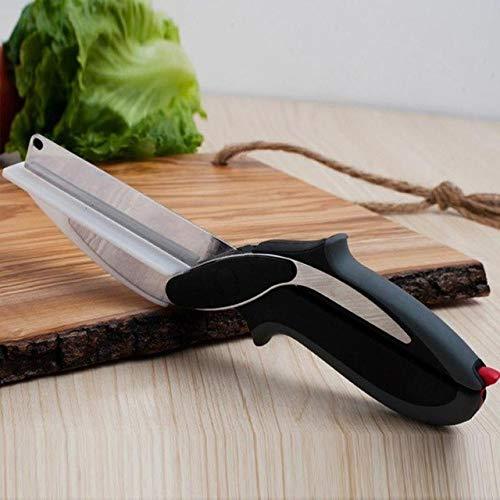 Stainless Steel 4 In 1 Clever Cutter Black Wukusy