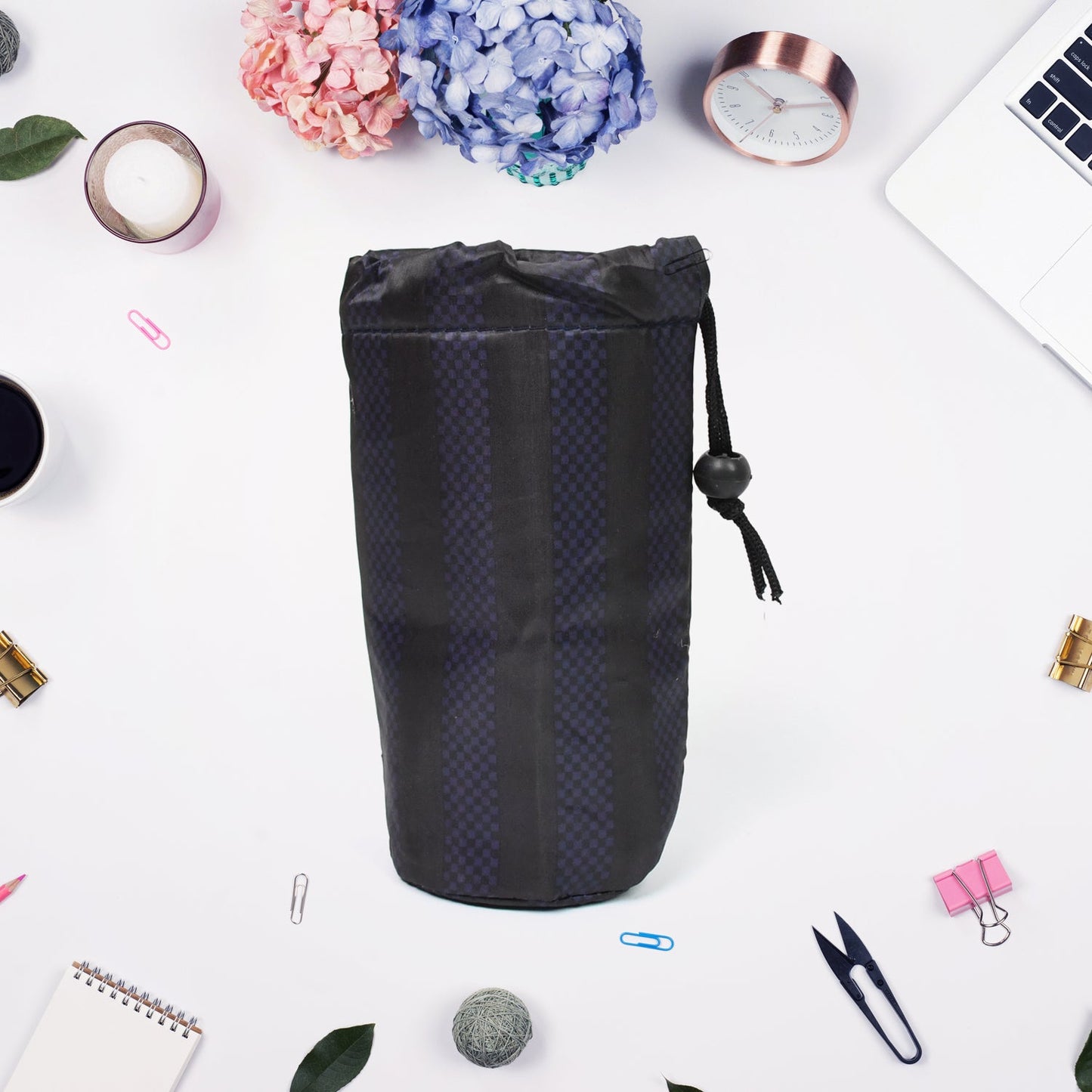 Reusable Multipurpose Washable Rope Pouch Pen Pencil Stationary Case Travel (1 Pc) Wukusy