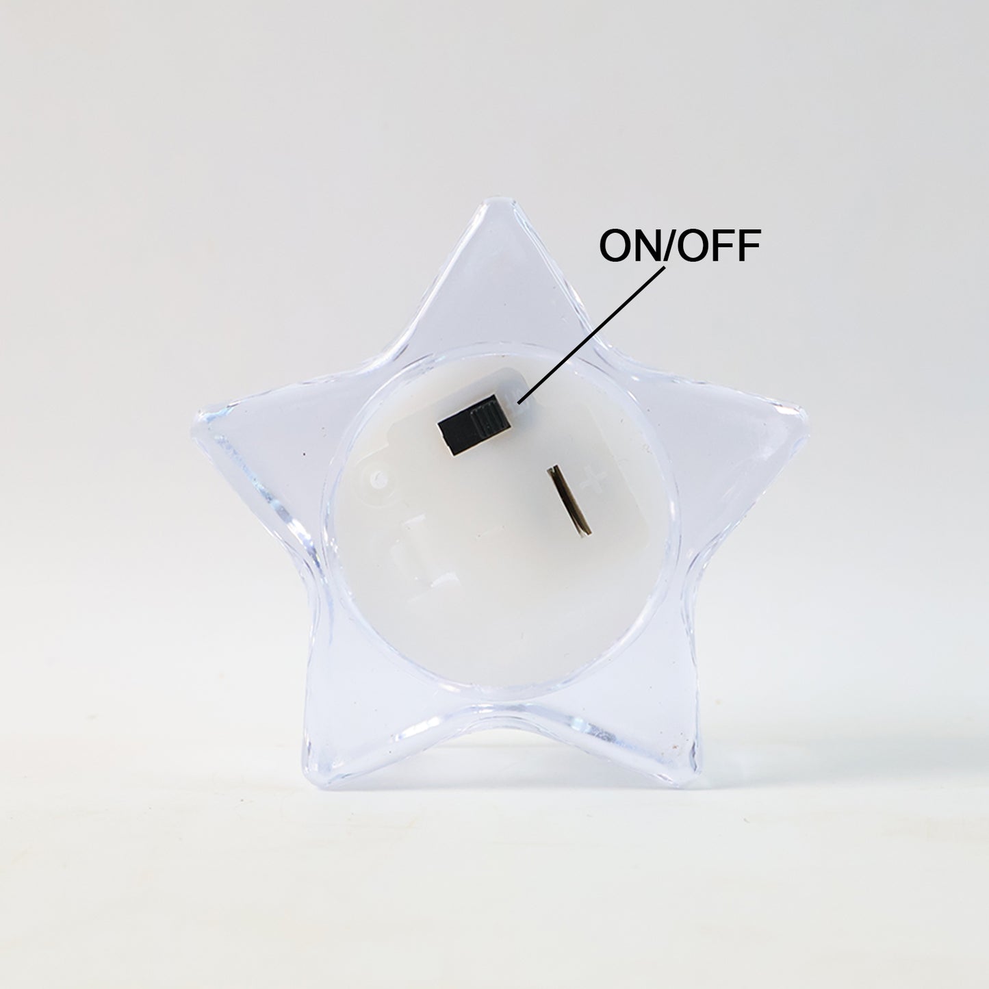 Flameless Star-shaped Led Candles (4 Pc Set)