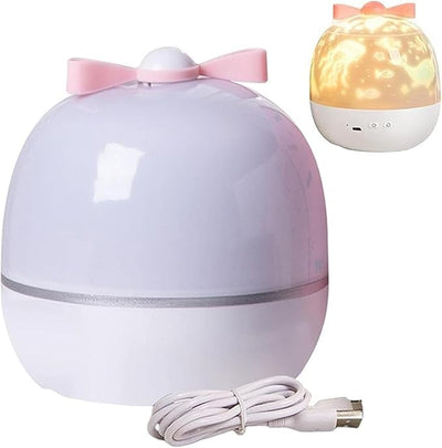 TUPERMAR Kids Night Light Projector | Rotating Star Projector | Kids Bunny Projector Lamp | Rabbit Night Light Lamp | Star Projector with 360° Rotation Ceiling Light Projector (1)