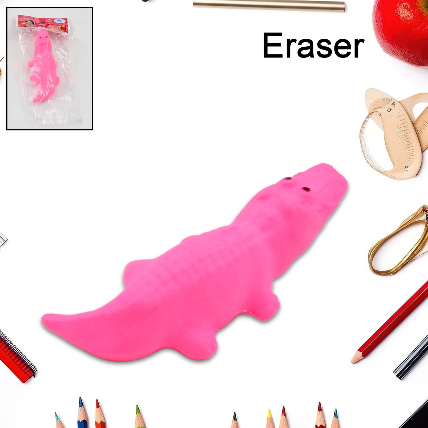 Animal Design Eraser (1 Pc Mix Design) Wukusy