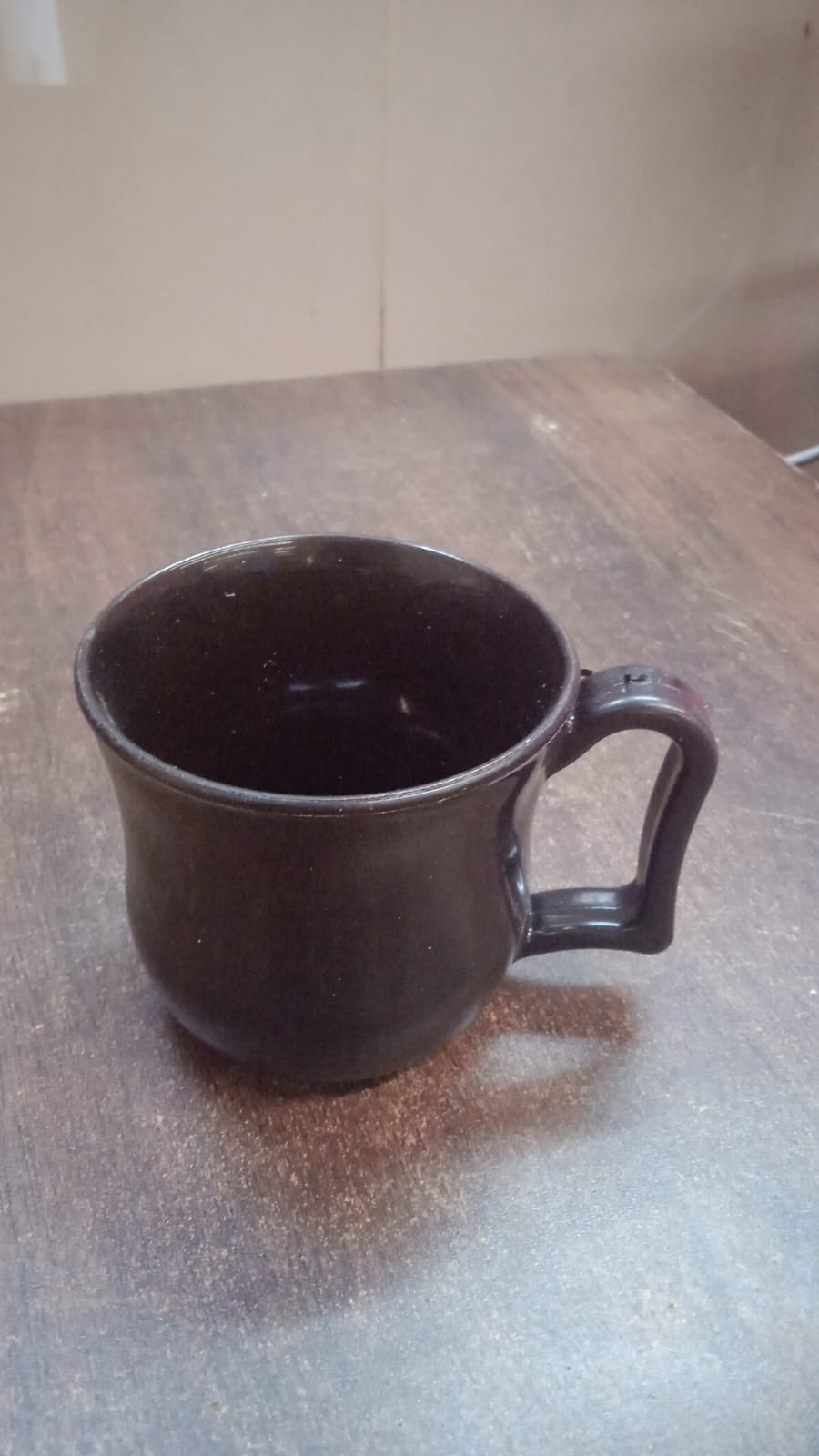 Premium Plastic Coffee  Tea Cups  Mug With Handle(1 Pc  Loose  Black) Wukusy