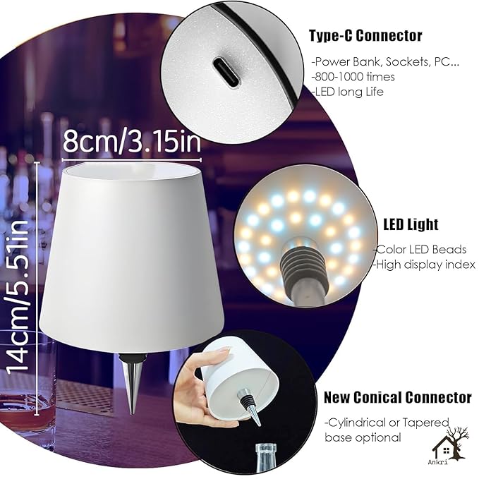 Wireless Bottle Lamp Howzhat