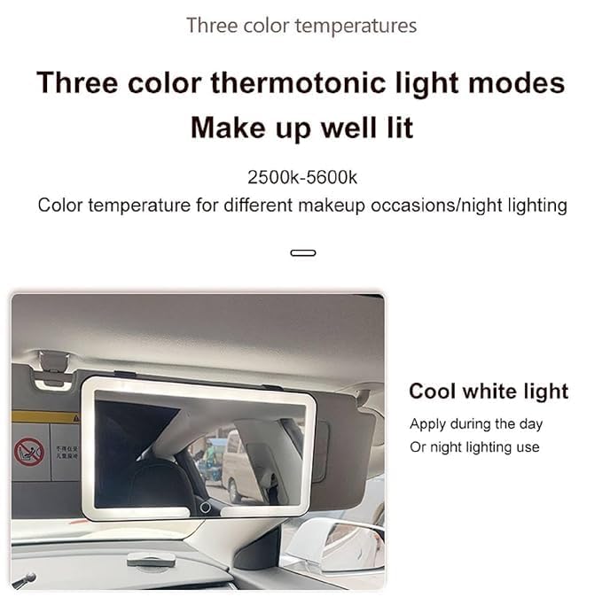 LED Car Vanity Mirror Howzhat