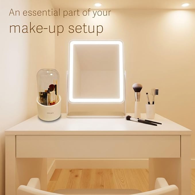 360 Rotating Makeup Brush Holder Howzhat