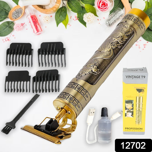 12702 Hair Trimmer For Men Hair Style Trimmer Professional Hair Clipper Electric Shaving Machine Dry Shaving For Men - Hair Shaving And Trimming Beard With 4 Adjustable Blade Clipper Oil Cleaning Brush Wukusy