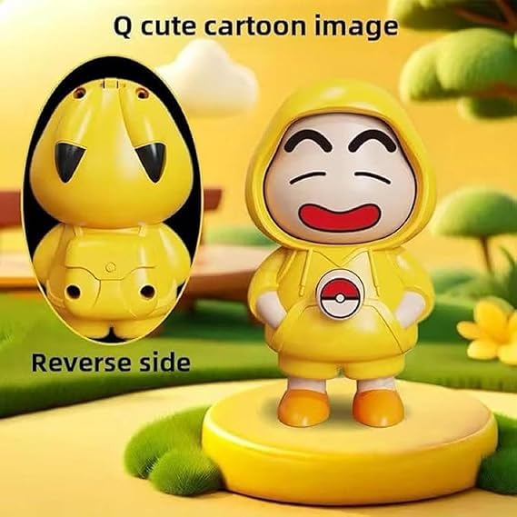 Shinchan Face Changing Keychain Howzhat