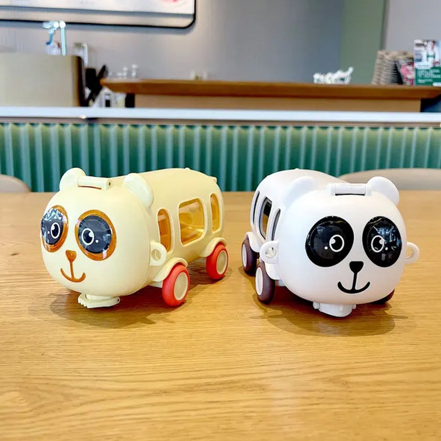 Bus Shape Water Bottle For Kids With Strap (500 Ml Approx Mix Color 1 Pc) Wukusy