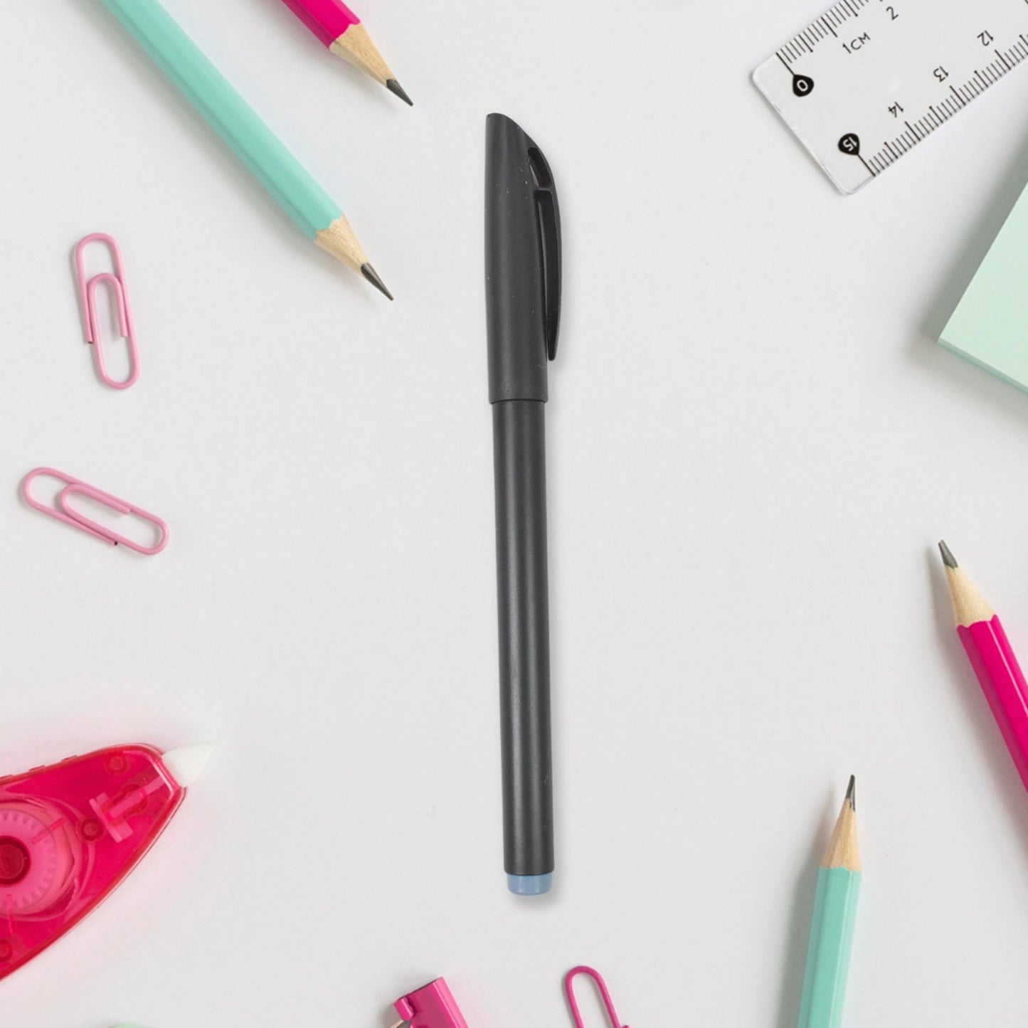 Writing Black Gel Pen For School Stationery Gift For Kids (8 Pcs Set) Wukusy