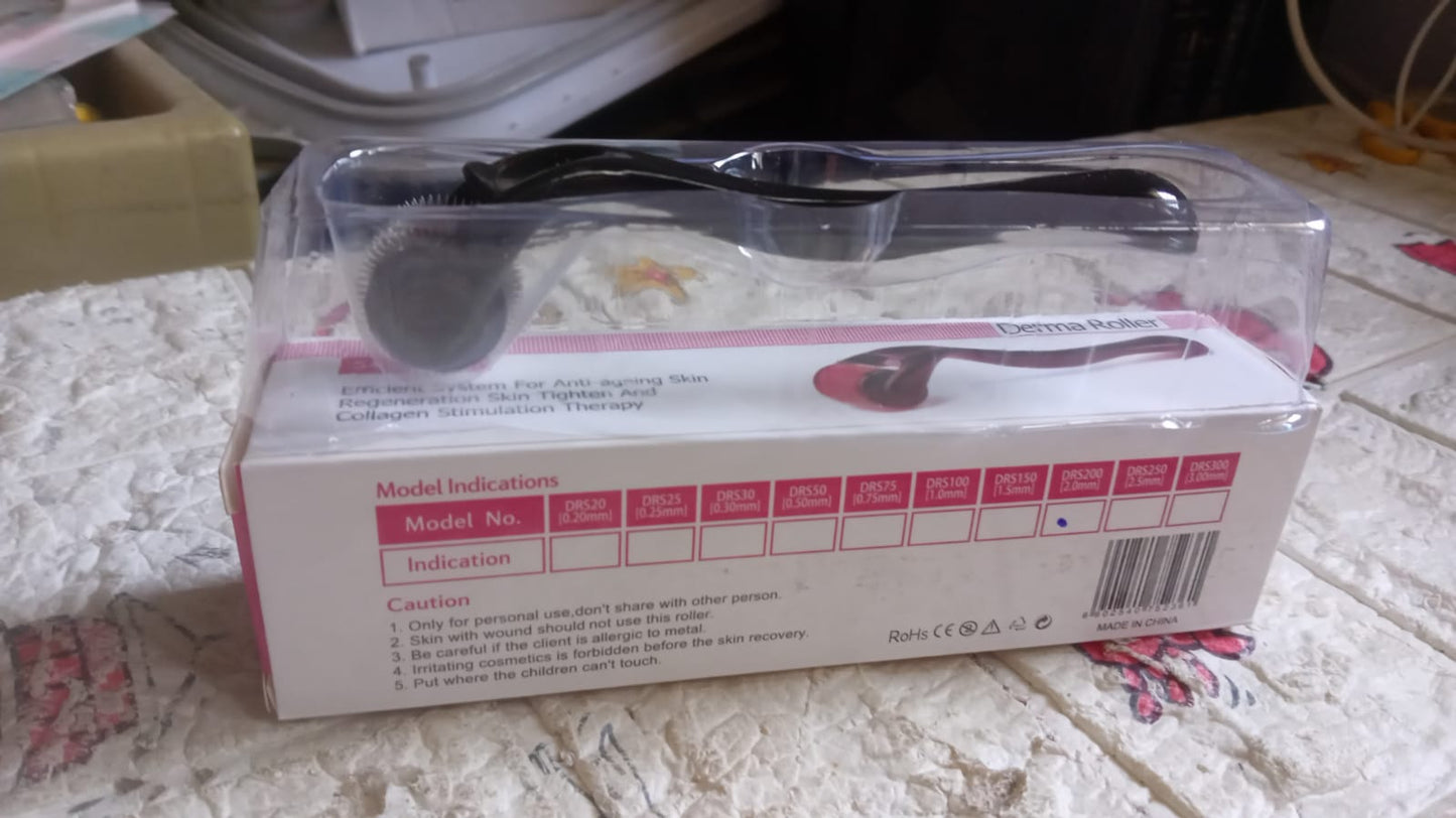 Derma Roller Anti Ageing And Facial Scrubs  Polishes Scar Removal Hair Regrowth (2 Mm) Wukusy