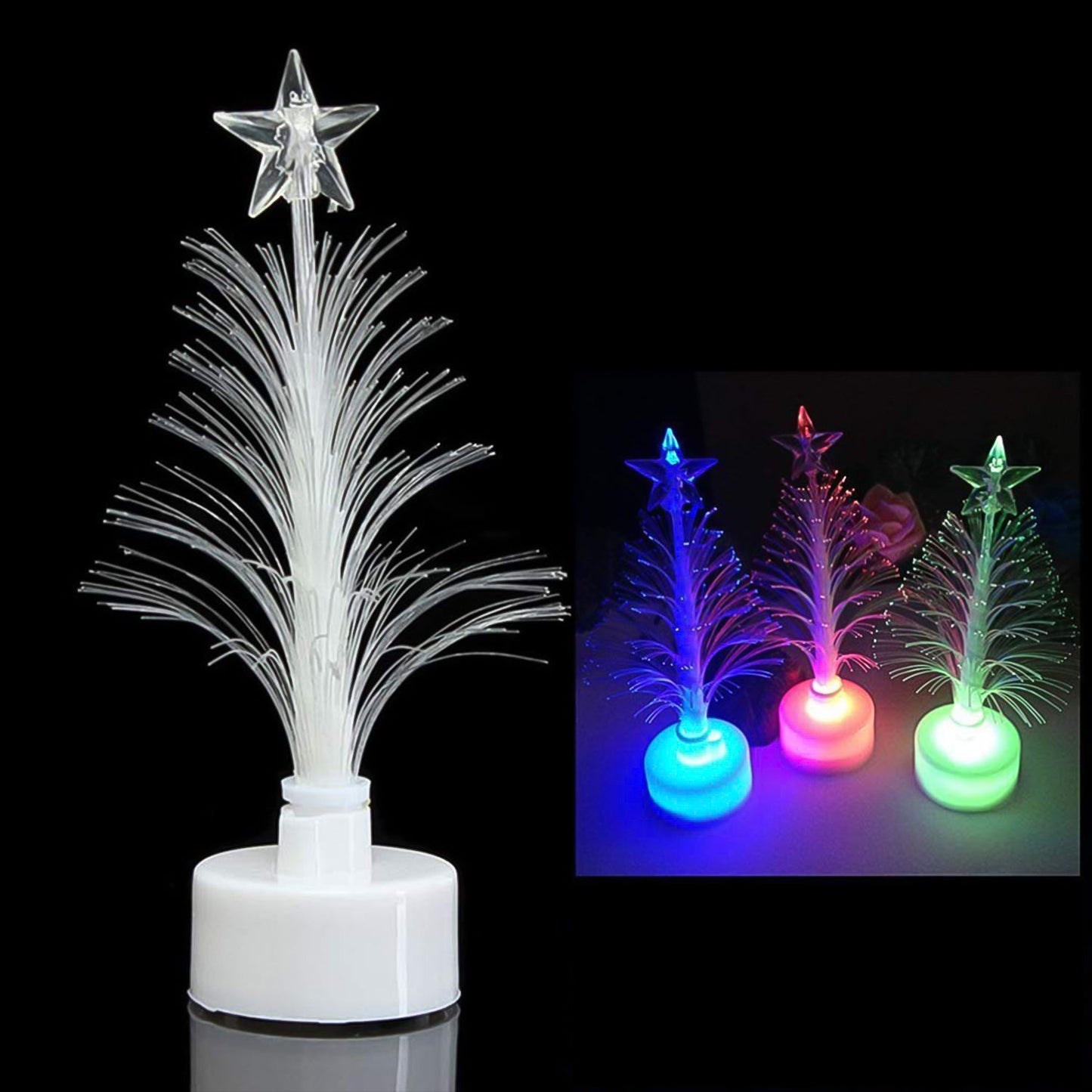 Tree Led Candlelight Colourful Candle Decoration Led Light Night (1 Pc) Wukusy