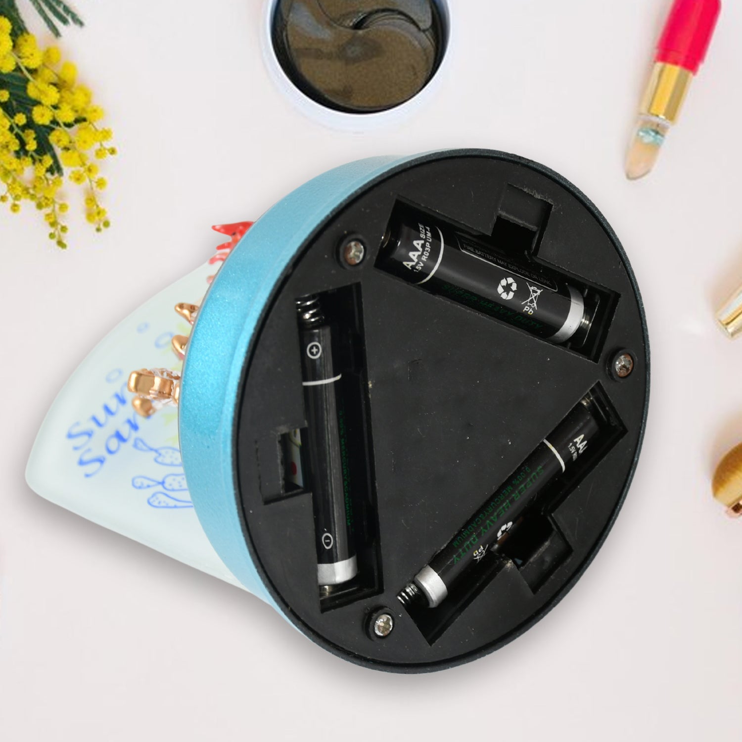 17800 Cute Cartoon Lovely Gift Night Light Multi-color Light Showpiece Valentines Day Gift Cute Anniversary Wedding Birthday Unique Gift Home Decoration Gift Battery Operated (3 Battery Included) Wukusy