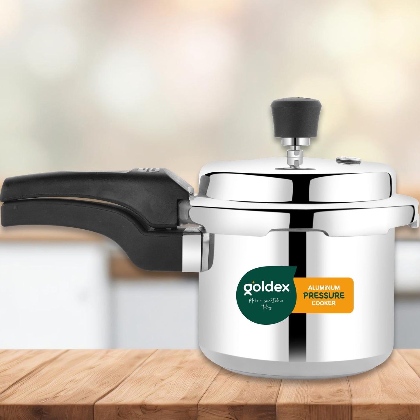 Aluminium Classic Goldex Pressure Cookers With Outer Lid (3 Litres) Wukusy