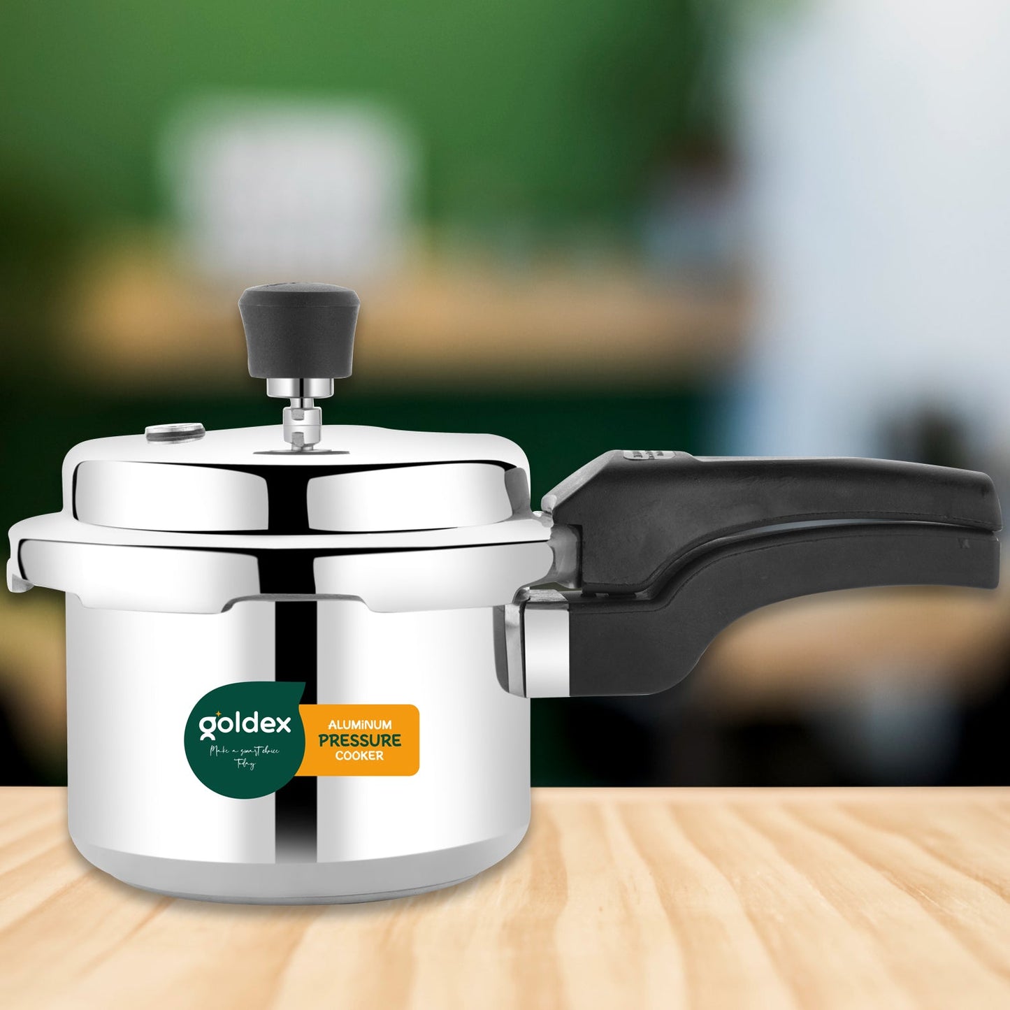 Aluminium Classic Goldex Pressure Cookers With Outer Lid (2 Litres) Wukusy