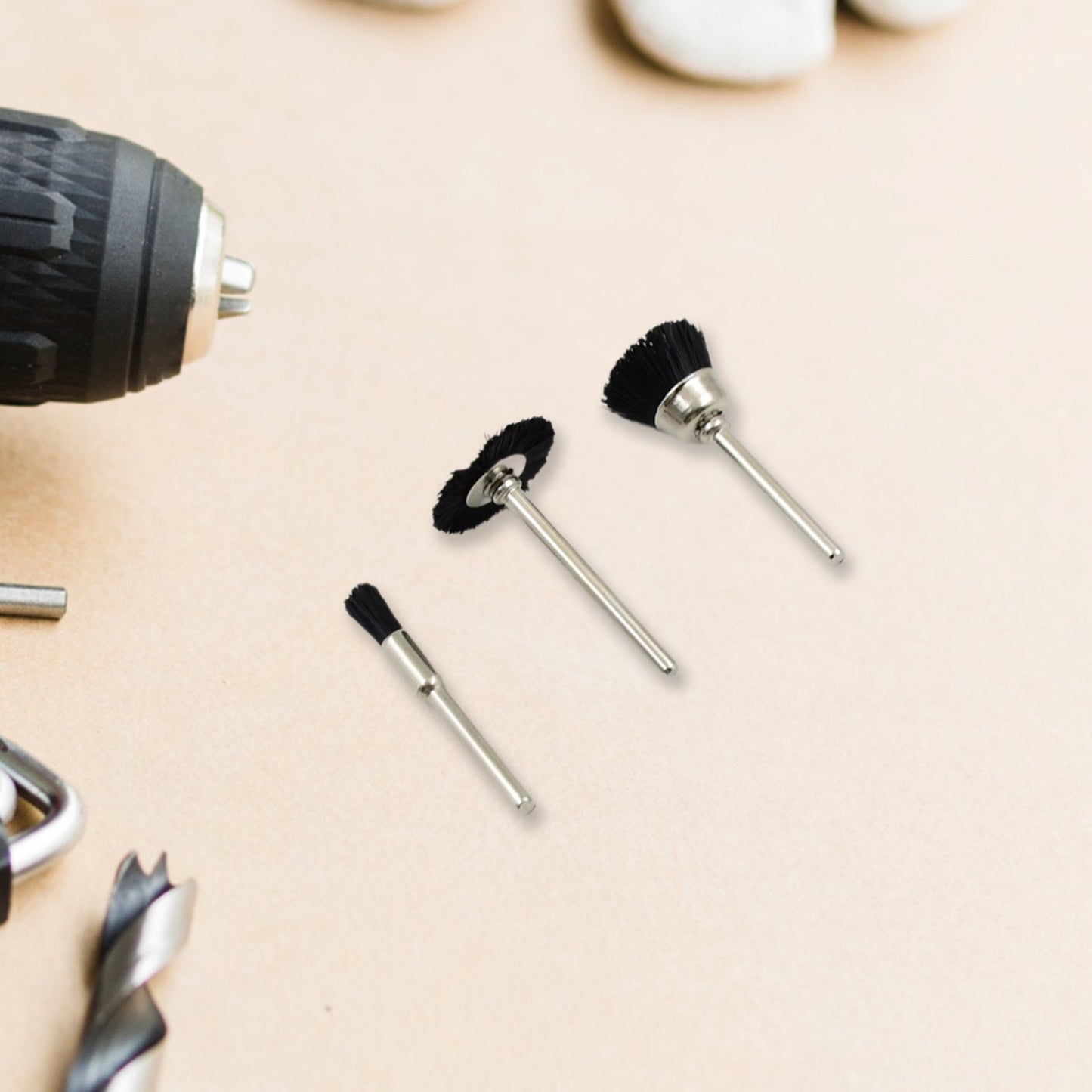 Brass Wire Wheels 3 Pcs Brass Wire Wheels Rust Removal Tool Wukusy