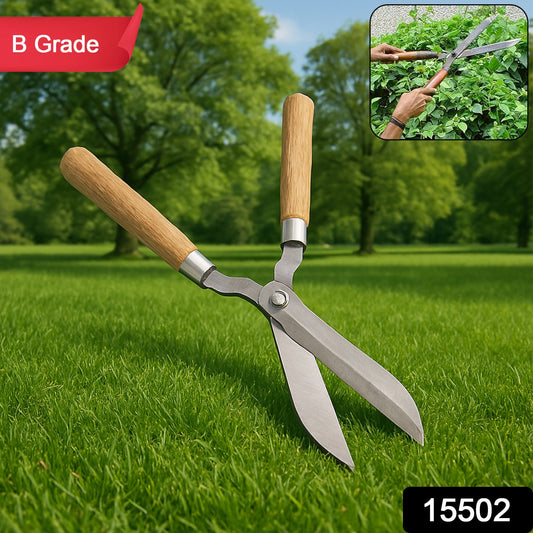 Heavy-duty B Grade Hedge Shear With Wooden Handle Wukusy