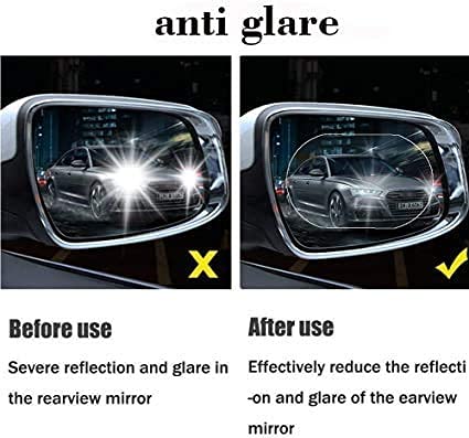 Anti Fog Anti Scratch Interior Rearview Car Mirror Film Waterproof Hd Clear Protective Sticker Film For Safe Driving Car Mirrors Side Windows Wukusy