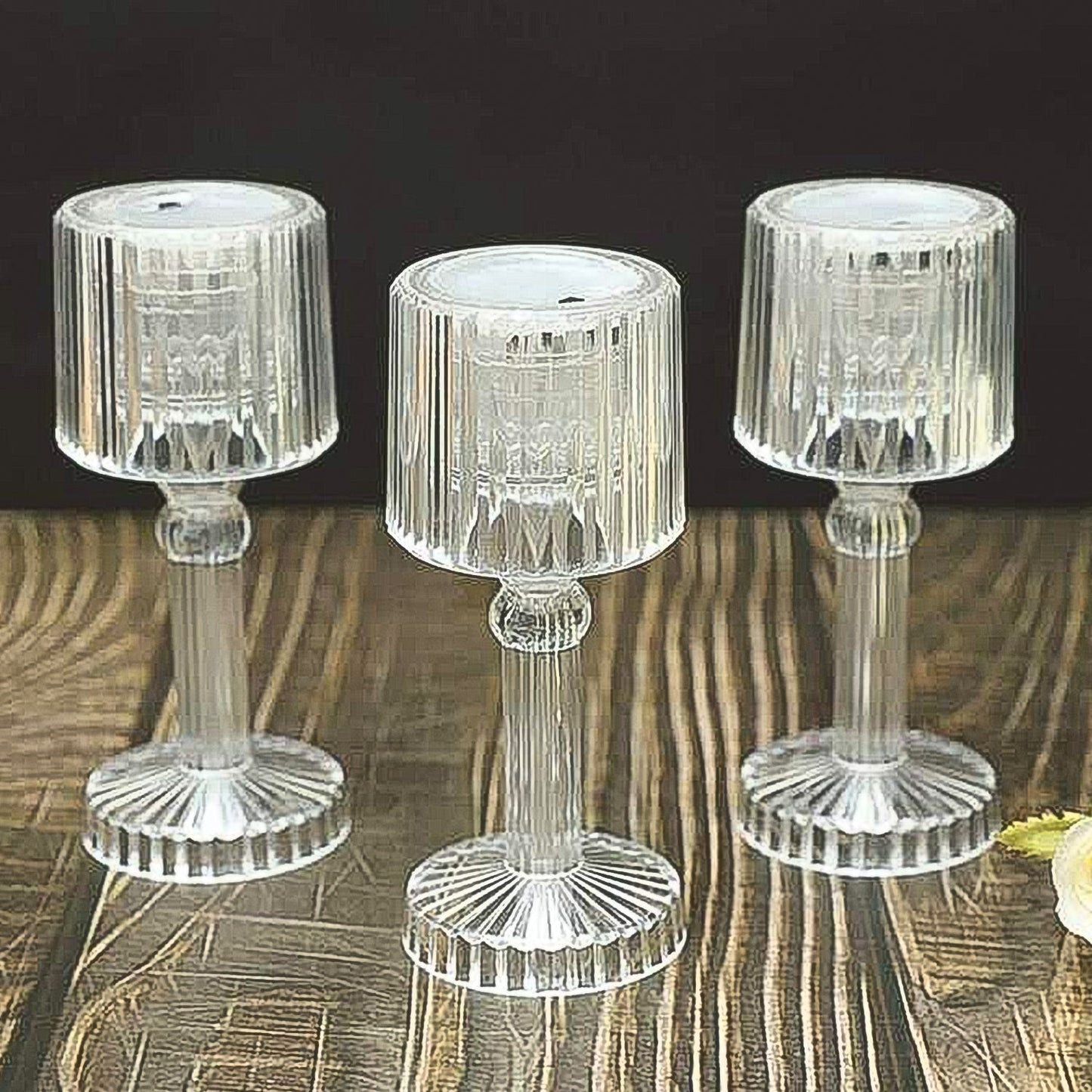 Mini Acrylic Led Desk Lamps Table Lamp Portable Crystal (1 Pc Small) Wukusy