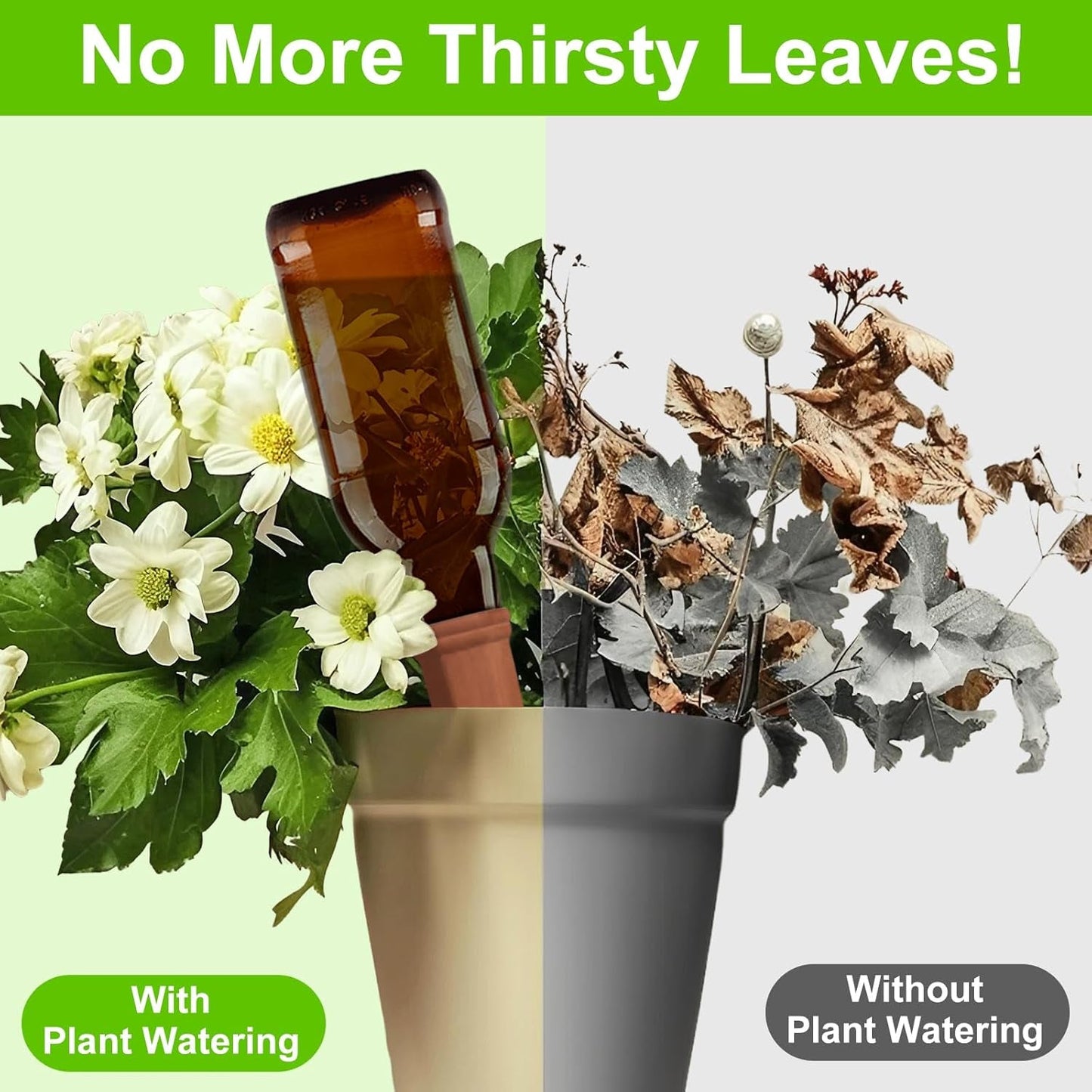 Self Plant Watering Spikes (4 Pcs Set) Wukusy