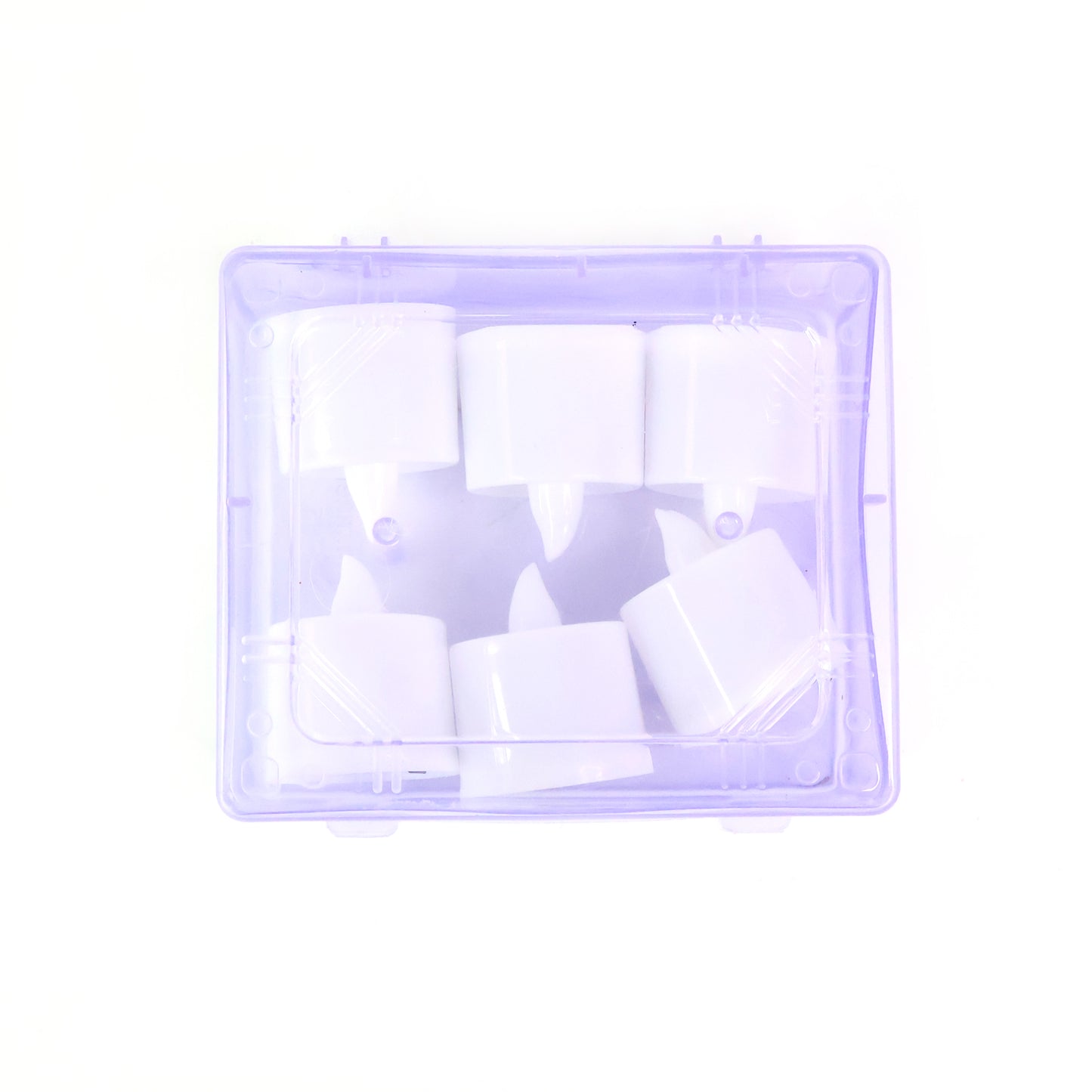 Blue Led Tea Light Candles (6 Pc)