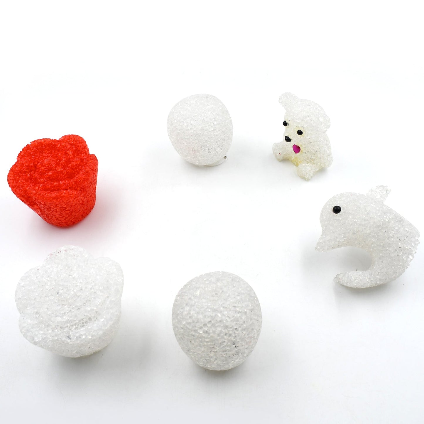 7995a Mix Design Multi Shape Small Light Lamps Led Shape Crystal Night Light Lamp (1 Pc ) Wukusy