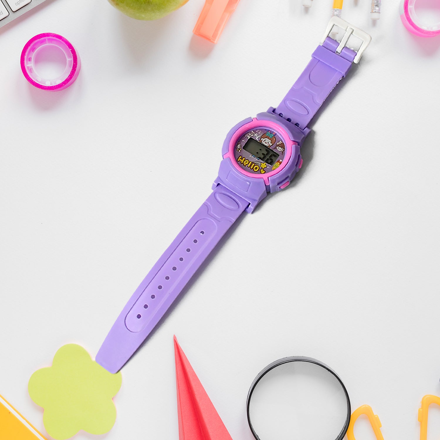 17526 Stationery Set For Girls And Boys  Kids Return Gift - 7 In 1 School Items For Kids-pencils Eraser Sharpener Pouch Pencil Extender  Birthday Gift Idea Stationary Kit Set For School Kids (Pack Of 7 Pcs Set) Wukusy