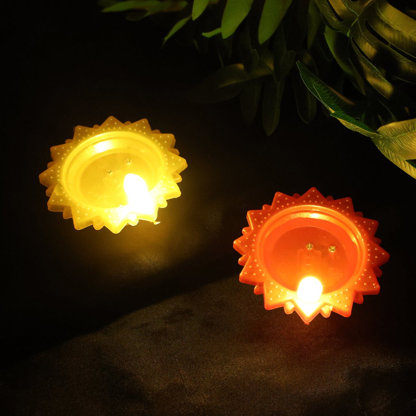 Water Sensor Led Diya Set (6 Pc) Wukusy