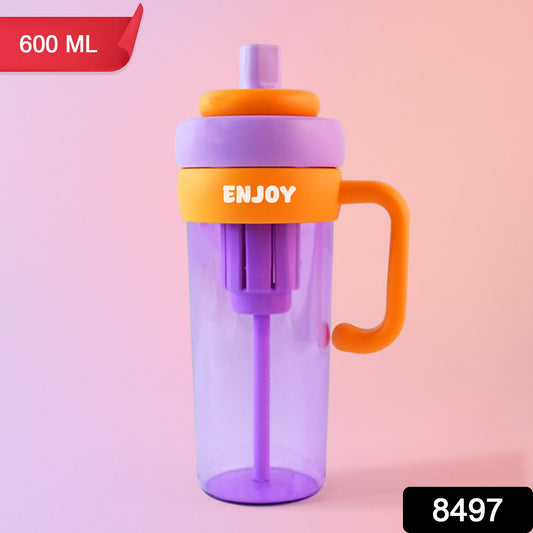Premium Plastic Water Bottle Approx 600ml (1 Pc) Wukusy