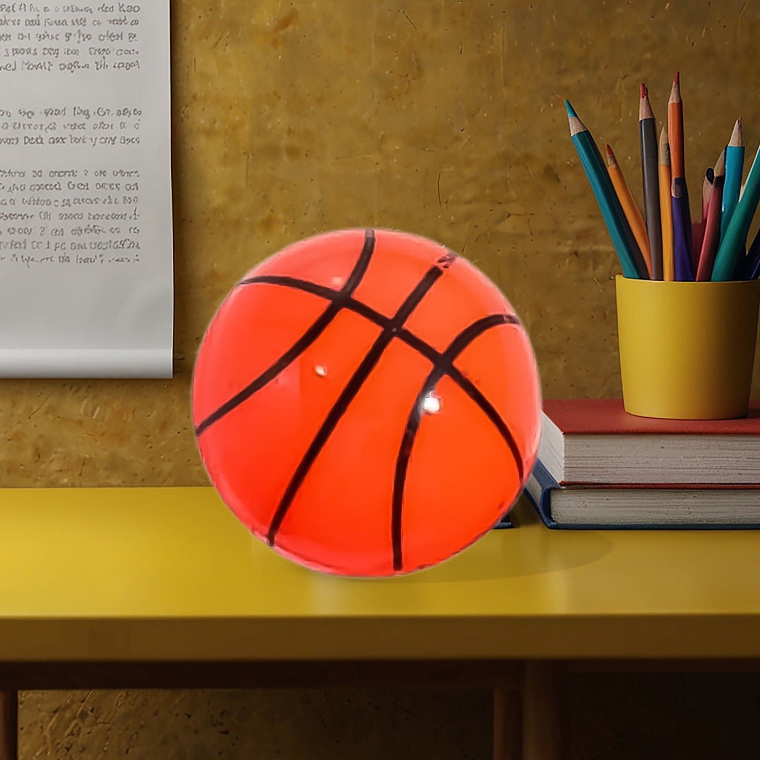 Round Basketball Shaped Pencil Sharpener (1 Pc) Wukusy