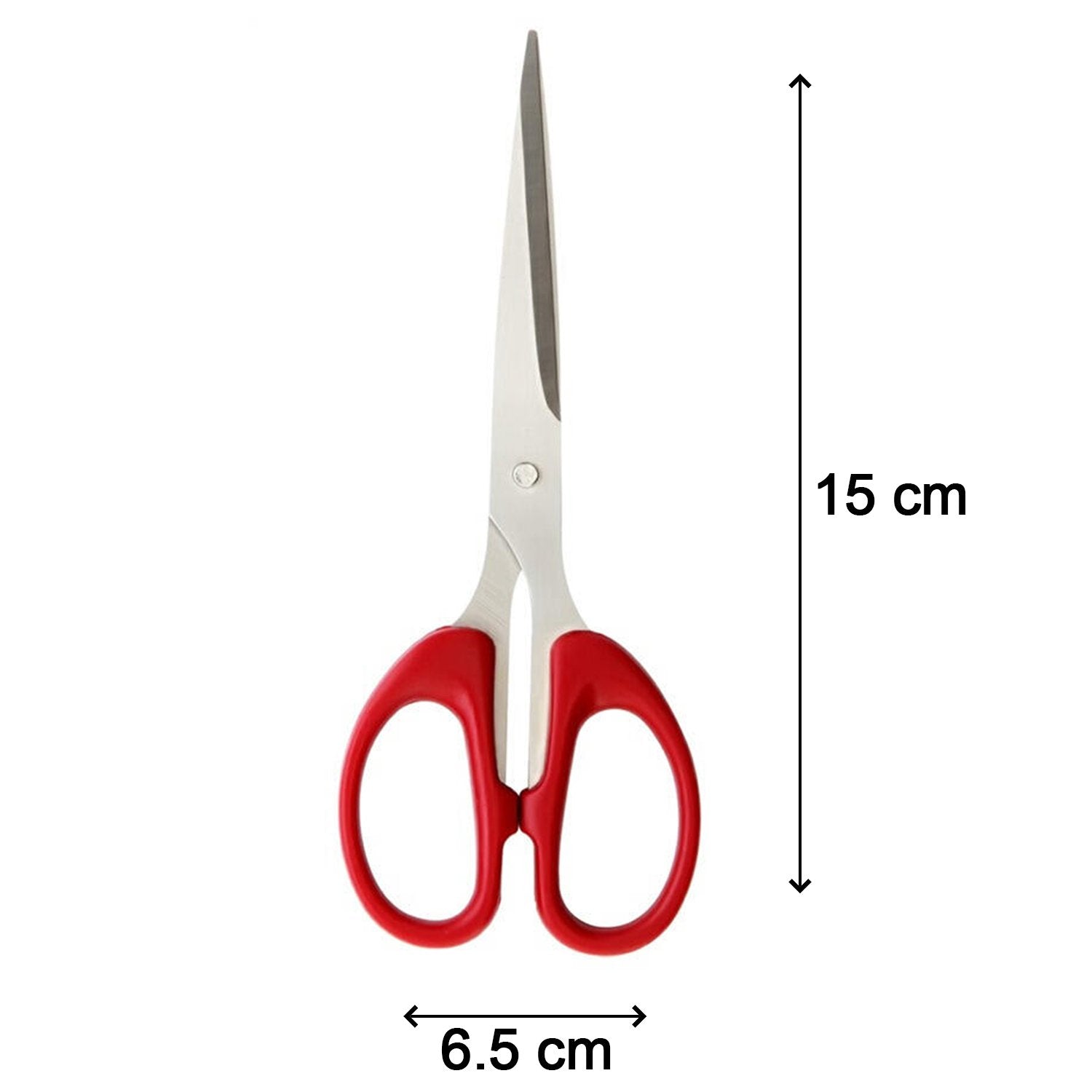 1800 Stainless Steel Scissors With Plastic Handle Grip 160mm (1pc Only) Wukusy