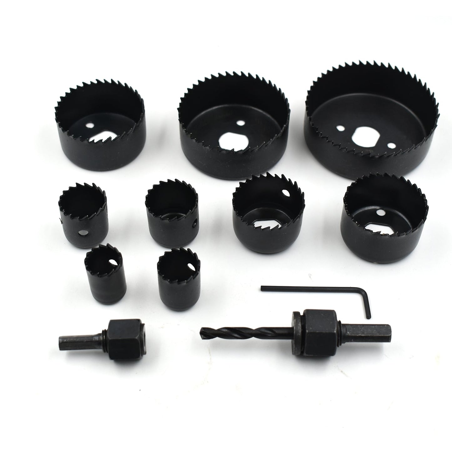 12 Pcs 19-64mm Hole Saw Kit Wukusy