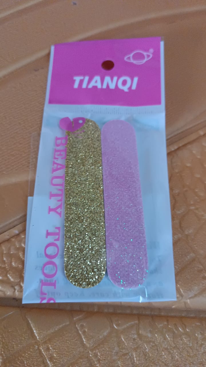 Professional Nail Filer Double Sided For Nail Shaper Nail File (9 Cm  2 Pc Set) Wukusy