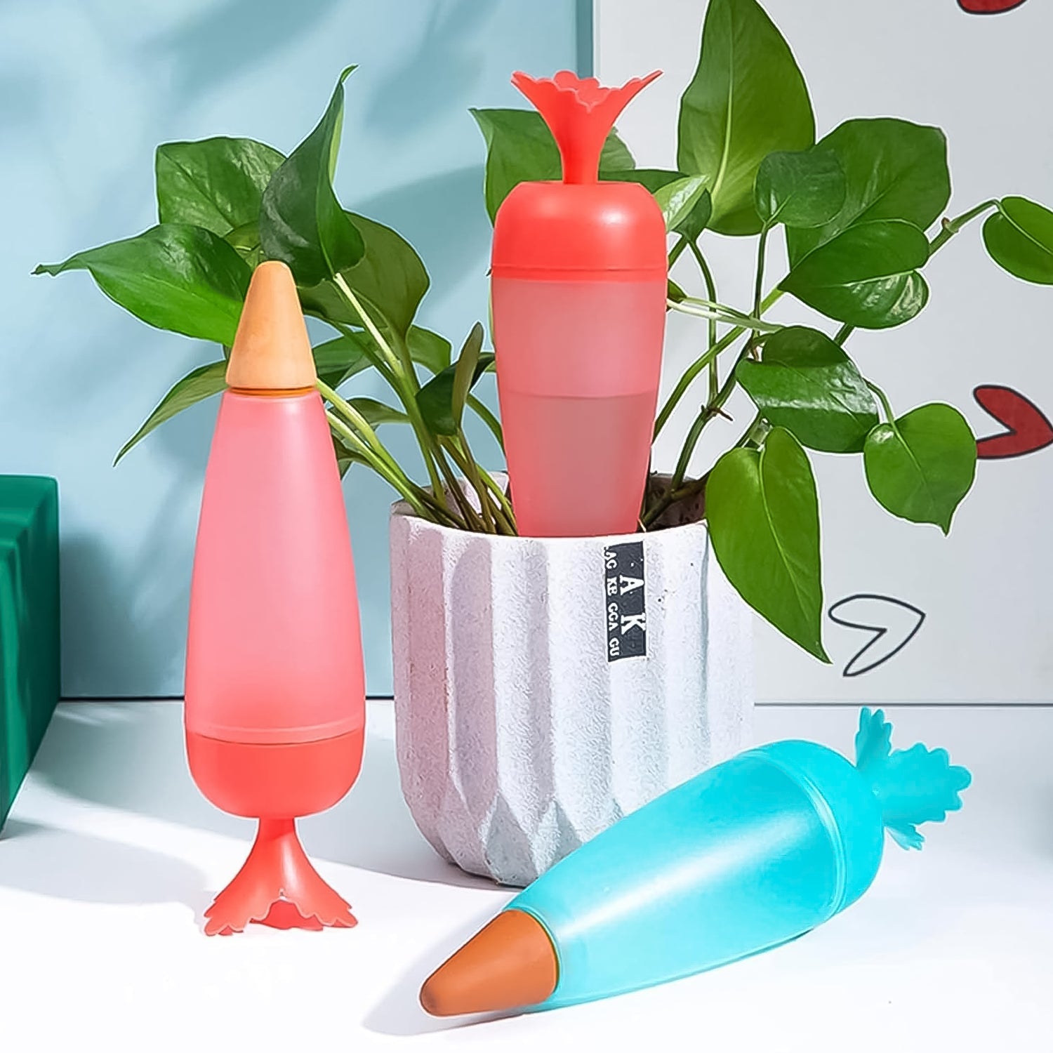 Self Watering Spike Plant Watering Globes And Automatic Plant Watering System (1 Pc) Wukusy