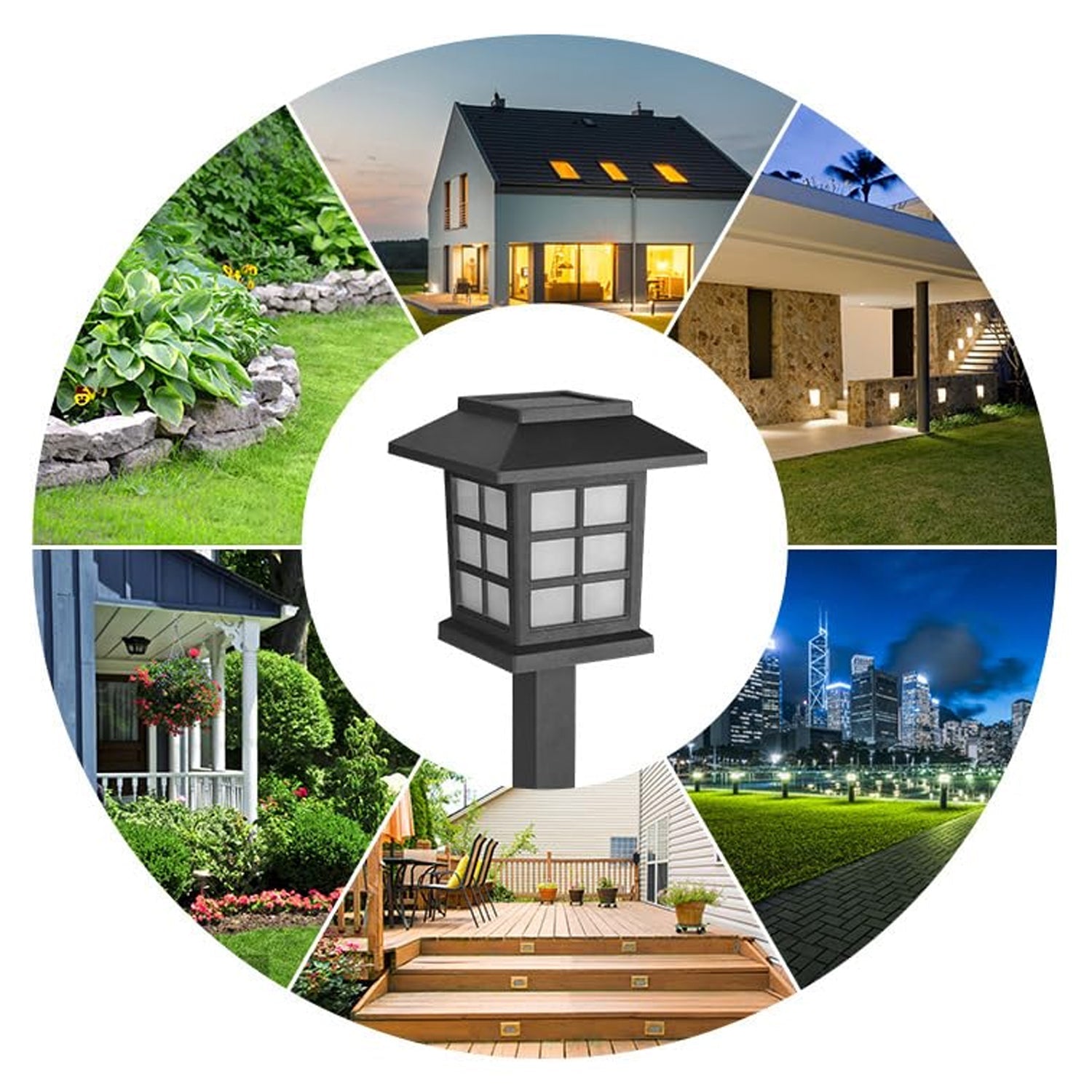 13021 Solar Garden Lights Outdoor Solar Landscape Lights Waterproof Outdoor Solar Lights Walkway For Patio Lawn Yard And Landscape (Pack Of 2) Wukusy