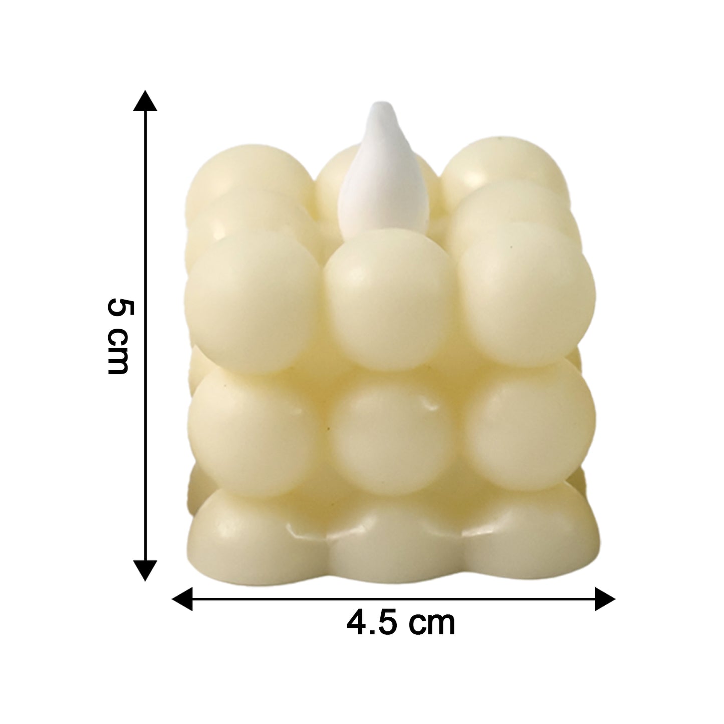 Decorative Led Bubble Candles (6 Pc Set)