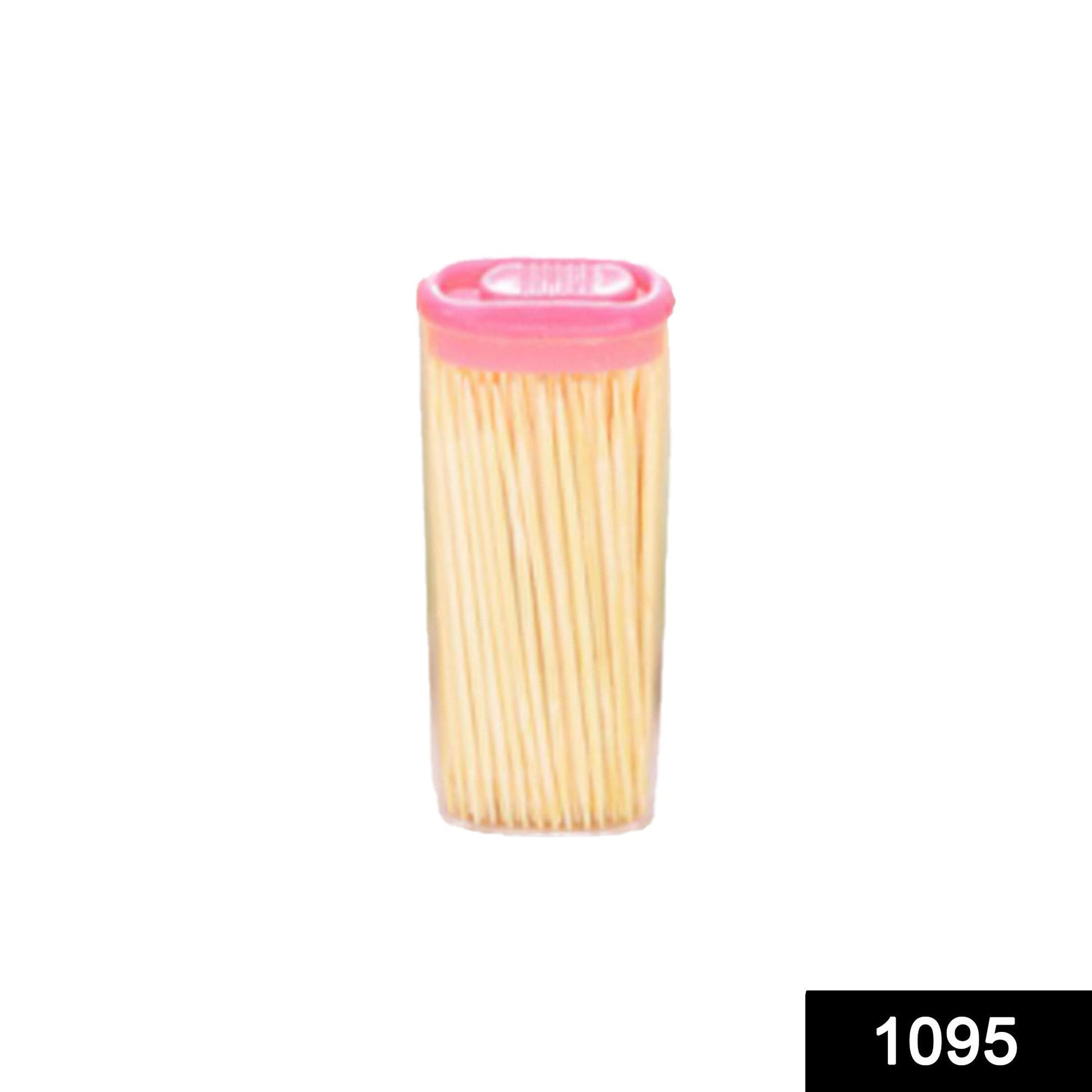 1095 Bamboo Toothpicks With Dispenser Boxq Wukusy