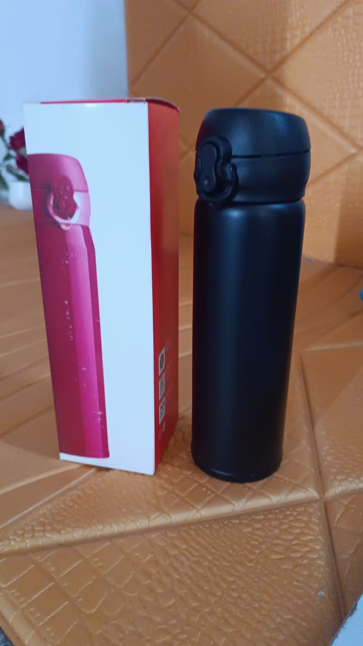 Water Bottle For Kids Insulated Stainless Steel Bottle (500 Ml Mix Color) Wukusy