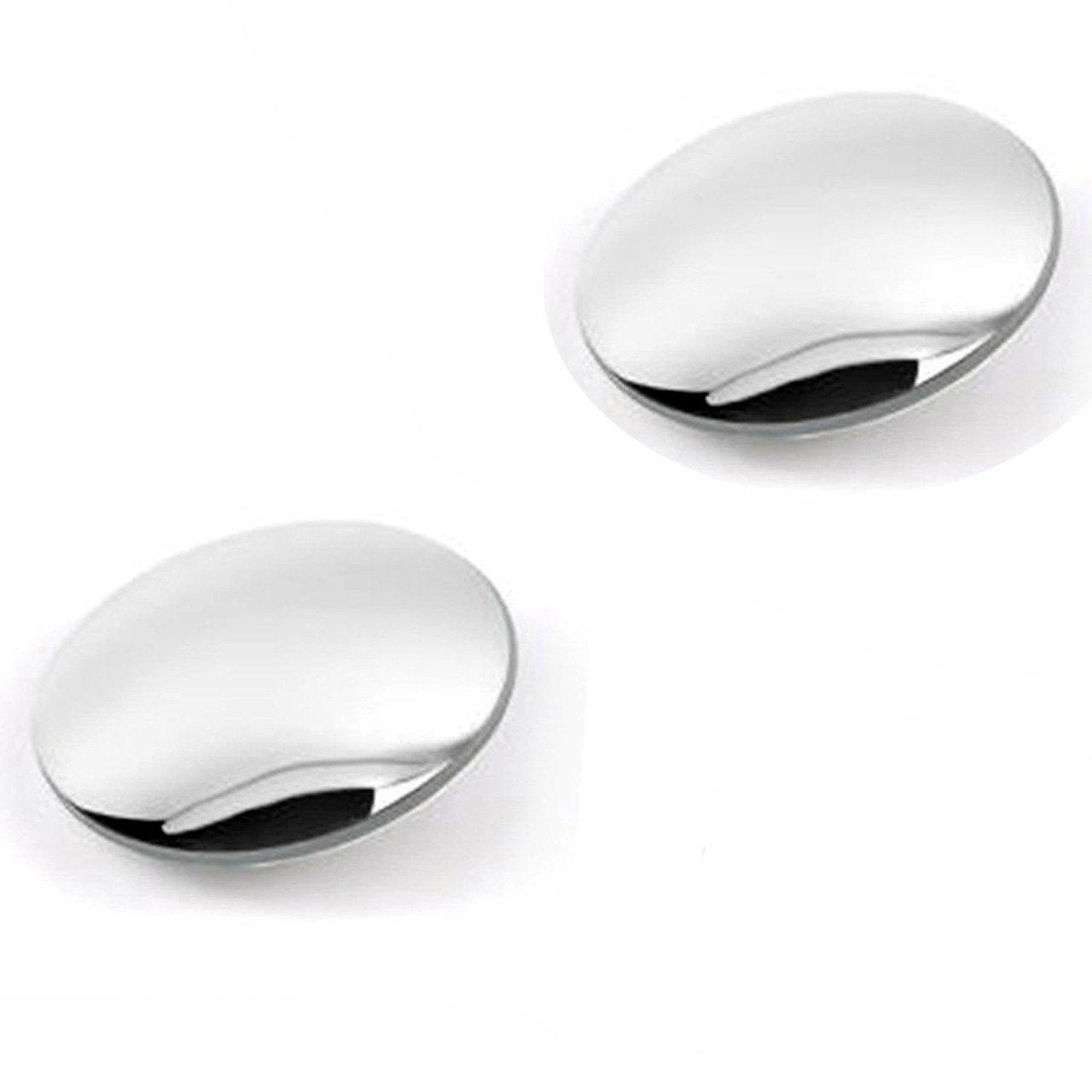 Blind Spot Round Wide Angle Adjustable Convex Rear View Mirror - Pack Of 2 Wukusy
