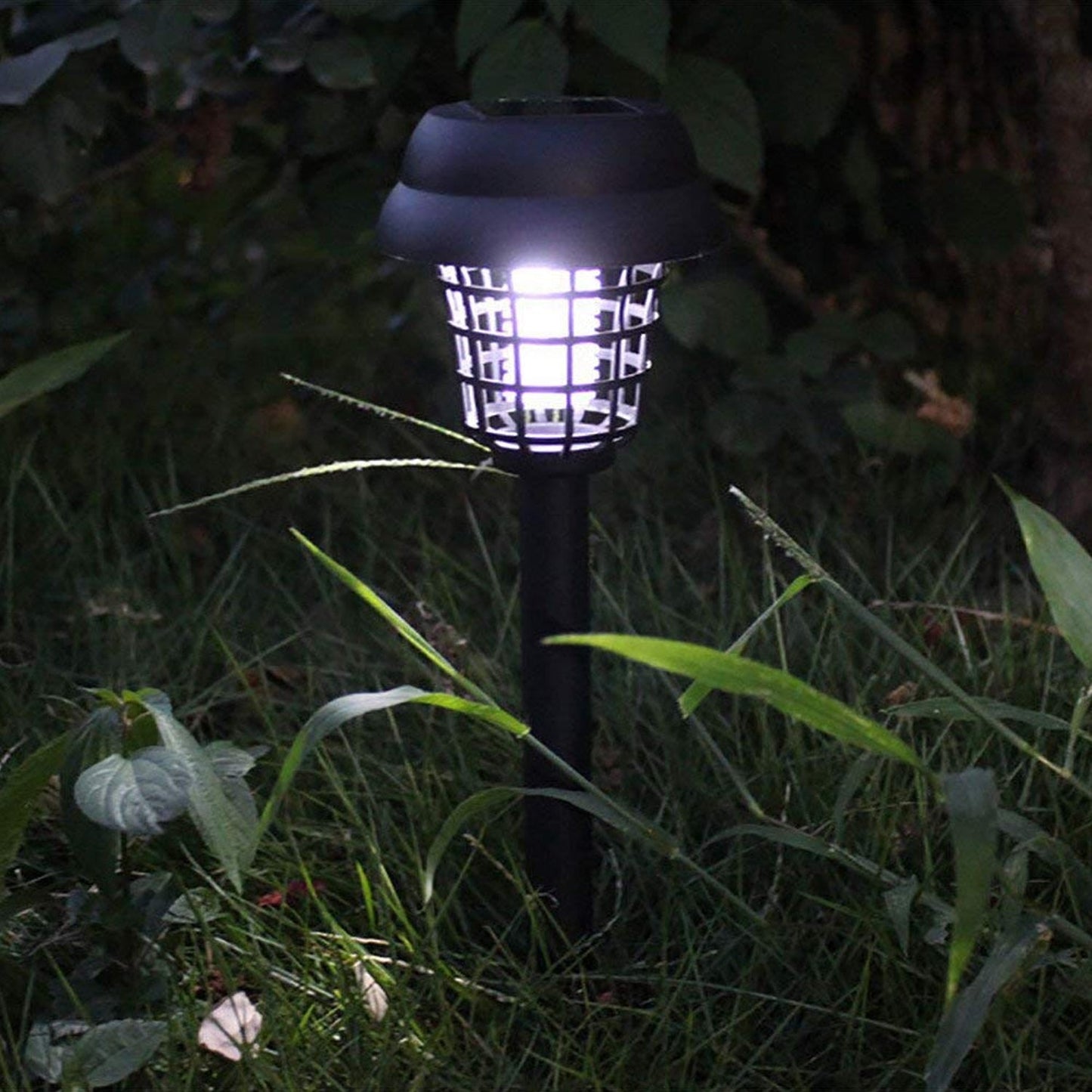 Medium Garden Solar Powered Led Mosquito Trap  Bug Zapper (1 Pc) Wukusy