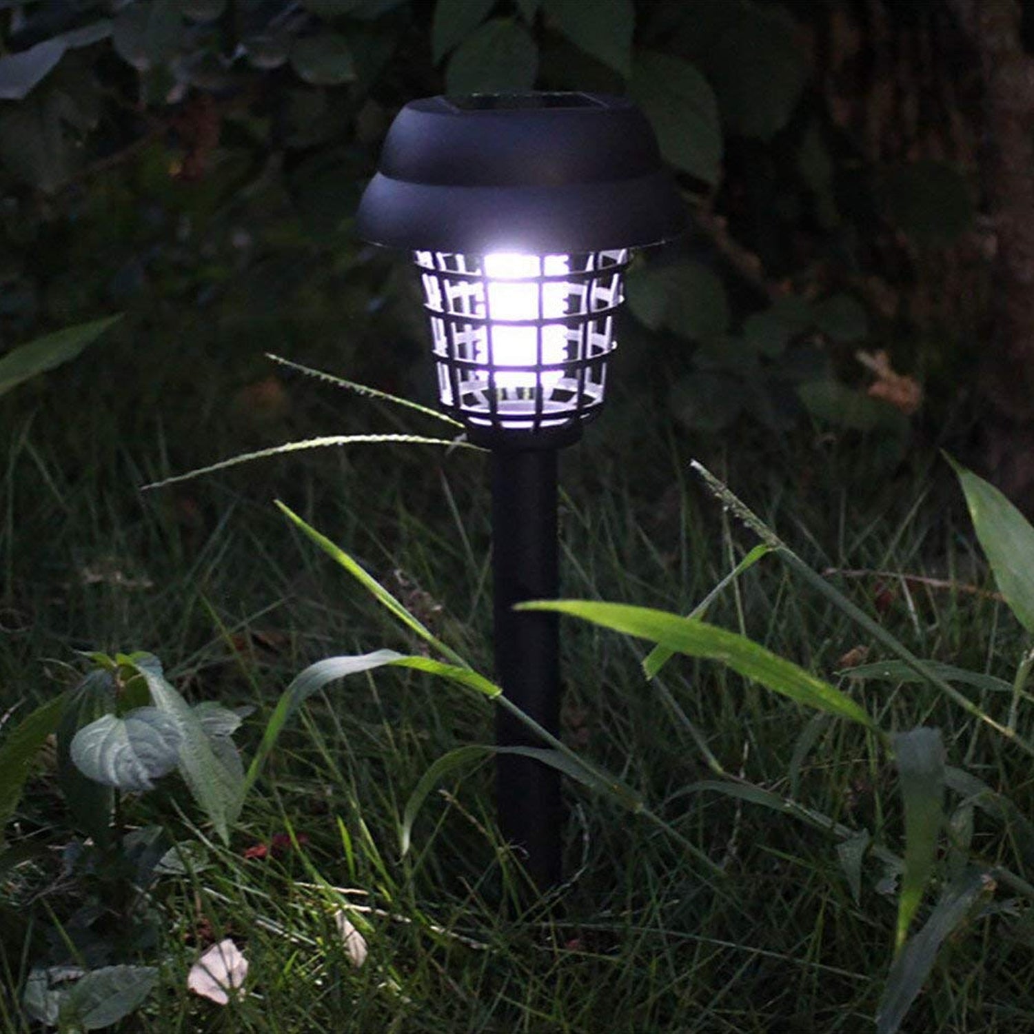 Medium Garden Solar Powered Led Mosquito Trap  Bug Zapper (1 Pc) Wukusy