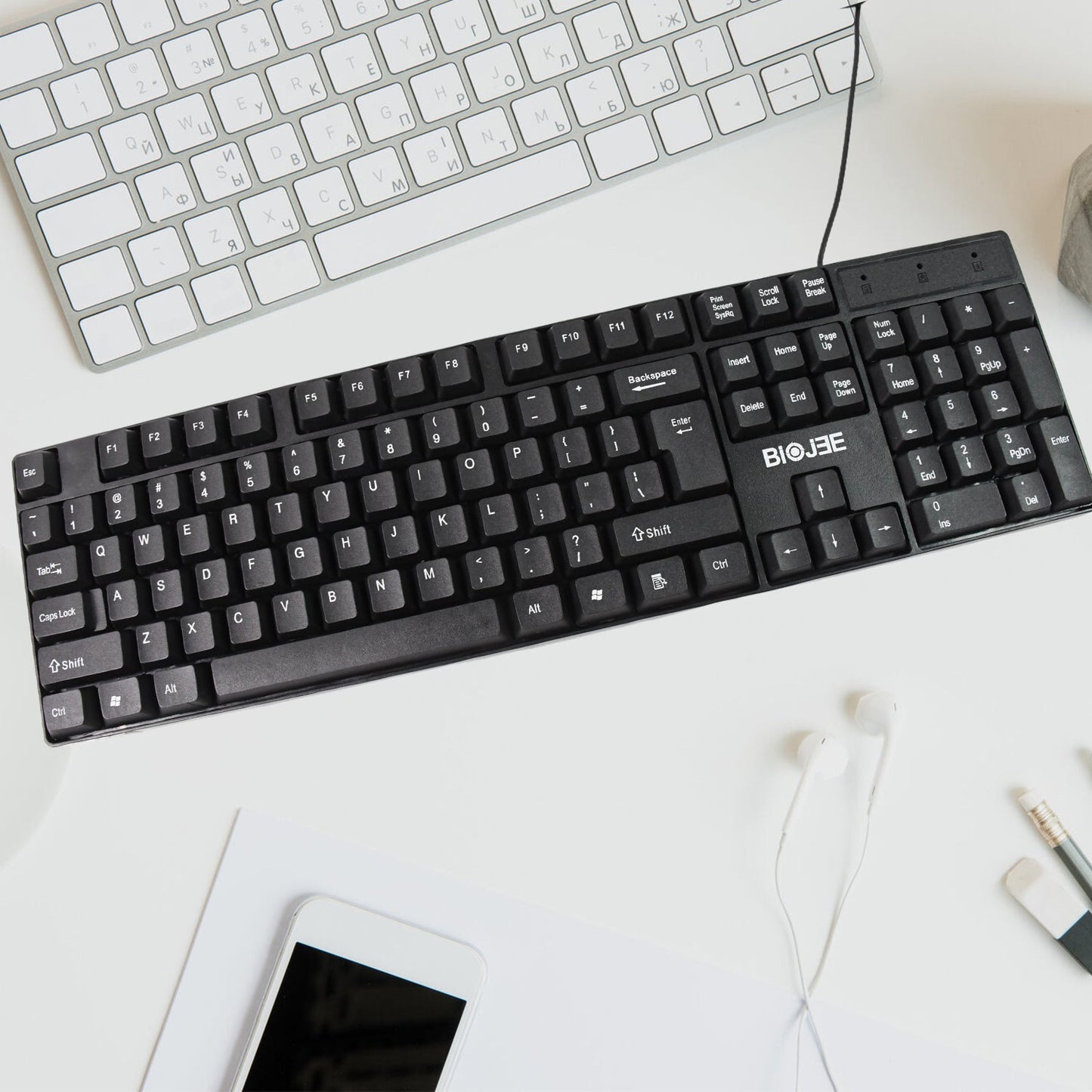 Wired Usb Keyboard 104 Keys (1 Pc) Wukusy