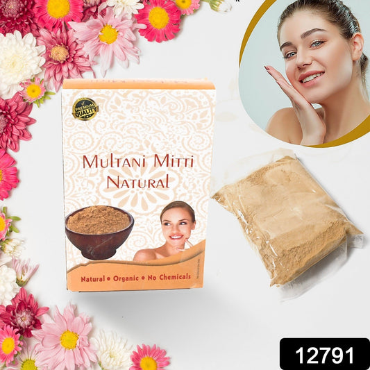 12791 100gram Herbal Tan Removing Multani Mitti Face Pack For Skin Care Age Group Wukusy