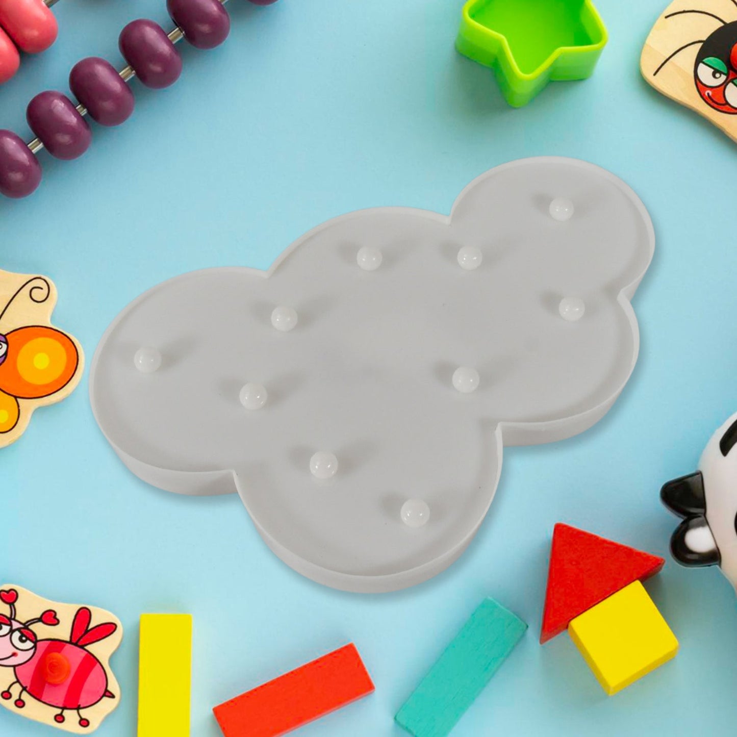 3d Led Night Light Table Lamp For Party Birthday Wedding Atmosphere Battery Operated Decorative Light Nursery Lamp For Bedroom And Wall Decoration For Children Bedroom Wall Light (1 Pc  Battery Not Included) Wukusy