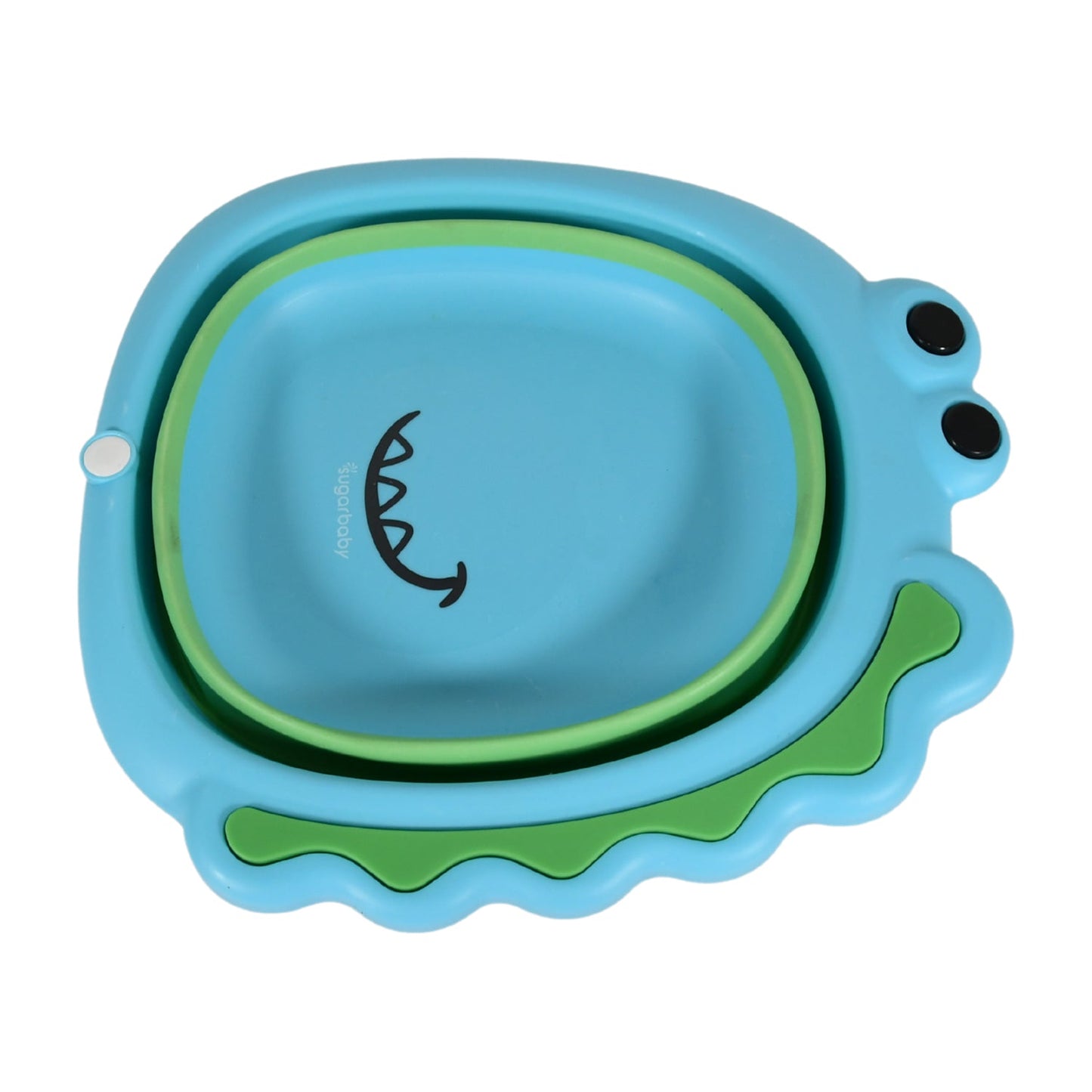 Frog Shape Wash Basin Space Saving Multi Function Foldable Baby Wash Basin Easy Clean Lightweight Thicken For Washing Face For Home (3331cm 1 Pc) Wukusy