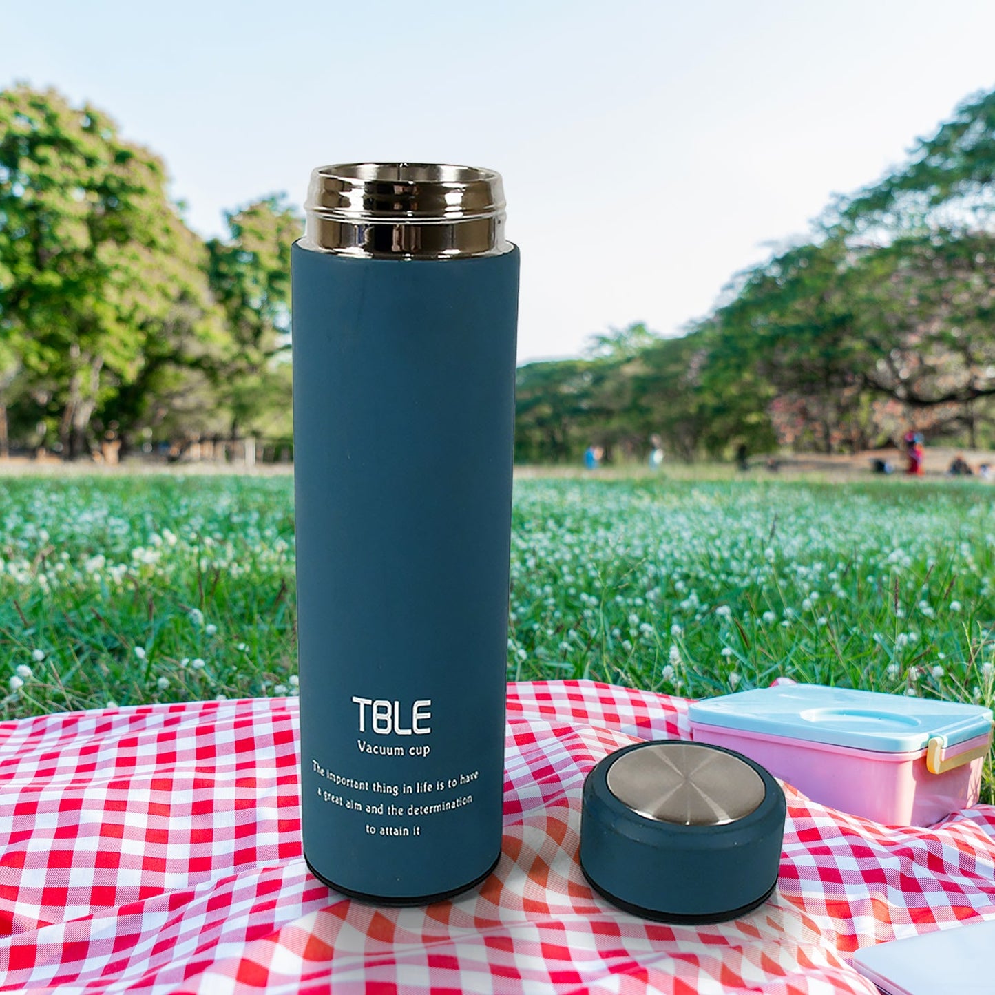 Unbreakable Stainless Steel Leak Proof Fridge Water Bottle Cold Hot Steel Bottle Leak Proof Office Bottle Gym Home Kitchen Hiking Trekking Travel Bottle (500 Ml) Wukusy