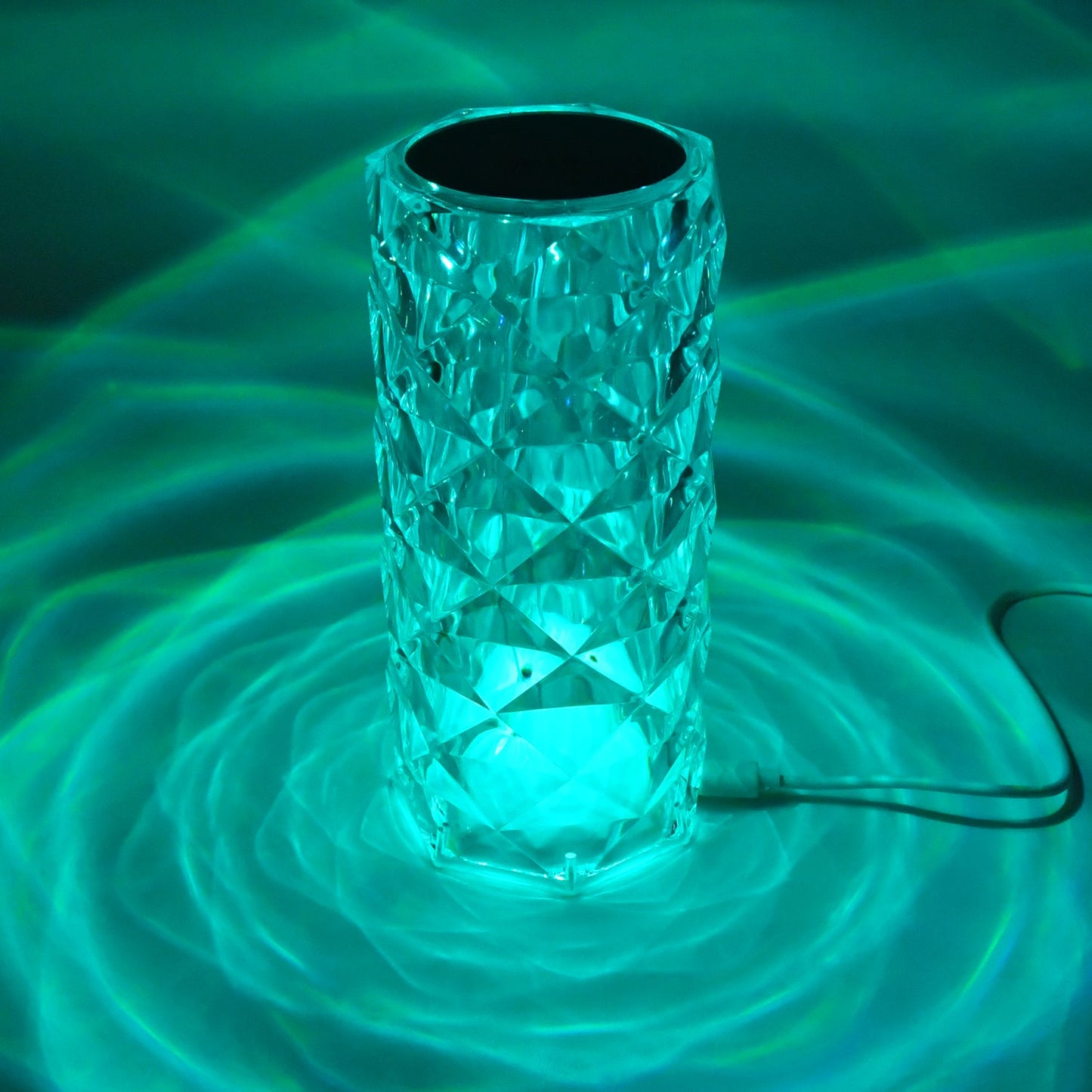Crystal Led Touch Table Lamp With Remote Control Wukusy