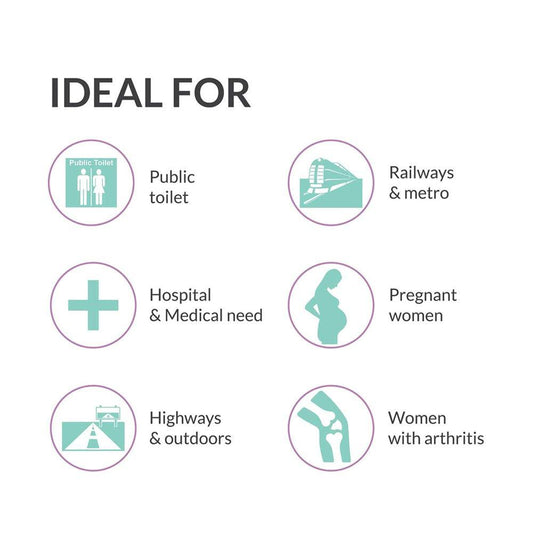 1307 Stand And Pee Reusable Portable Urinal Funnel For Women Wukusy