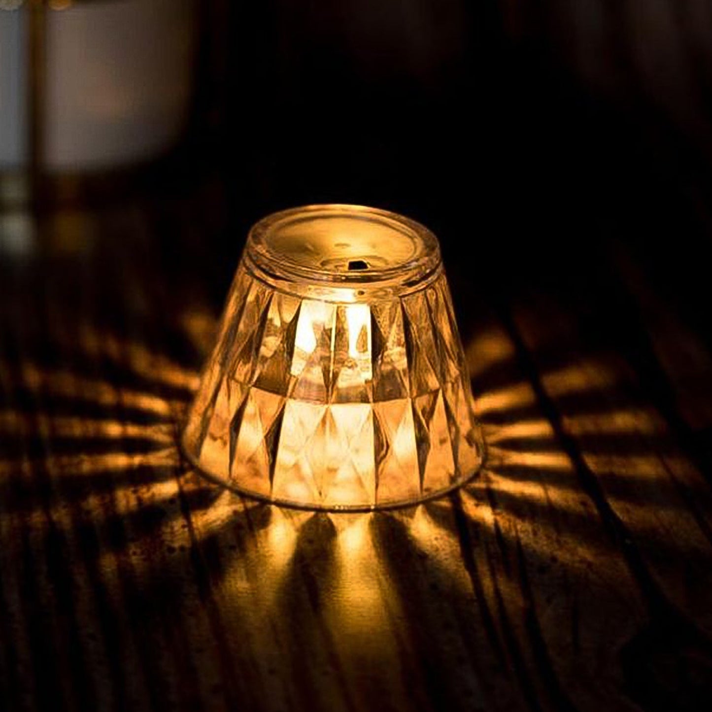 Cup Shape Crystal Table Lamp (1 Pc) Wukusy