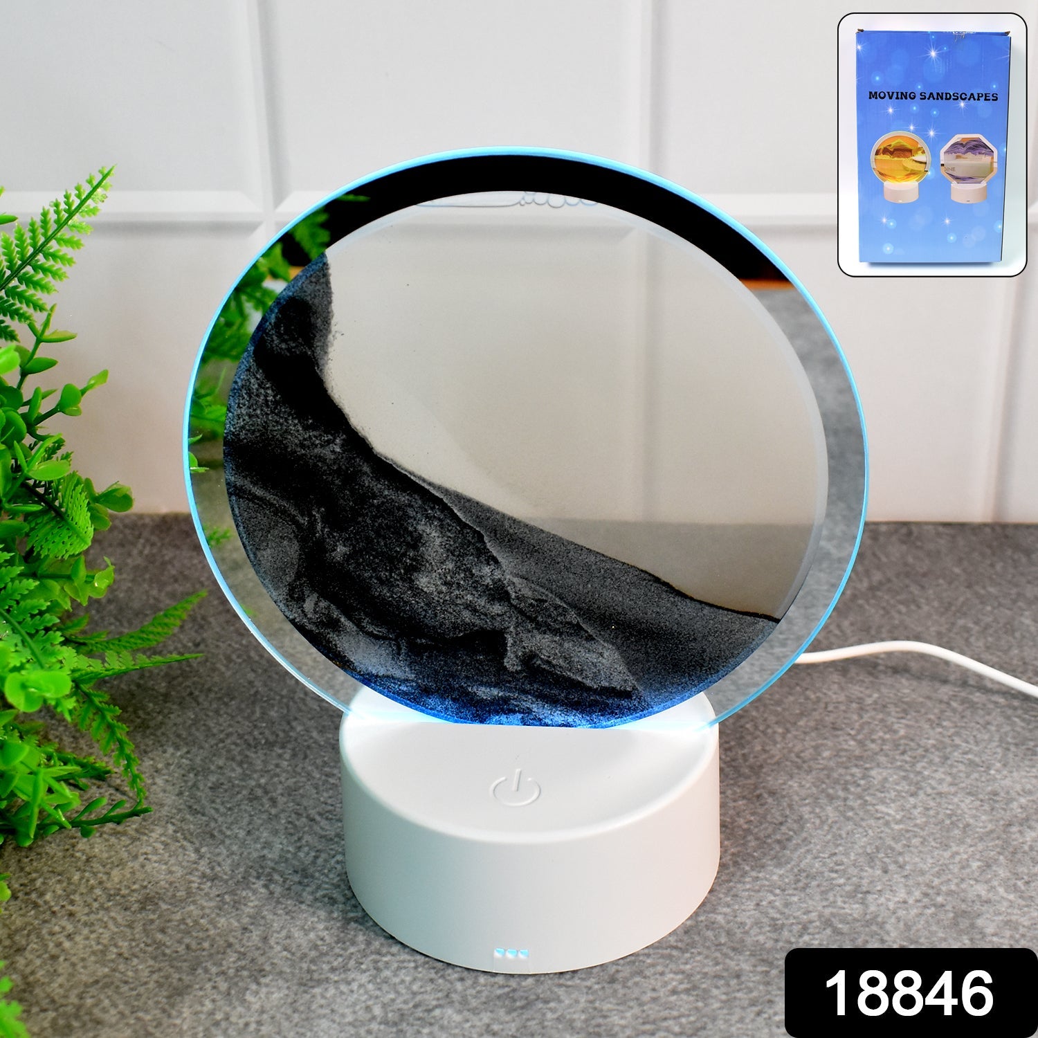 3d Liquid Motion Display With Led Light (1 Pc) Wukusy