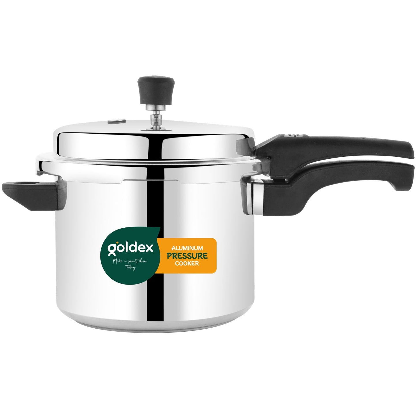 Aluminium Classic Goldex Pressure Cookers With Outer Lid (5 Litres) Wukusy